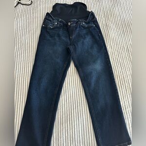 Maternity Pants. Time and Tru Size M Like New. Dark Denim.